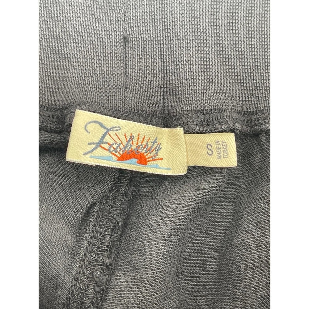 Faherty Sweat Shorts Women Size S Navy Elastic Waist Casual Lounge Soft - Picture 3 of 6